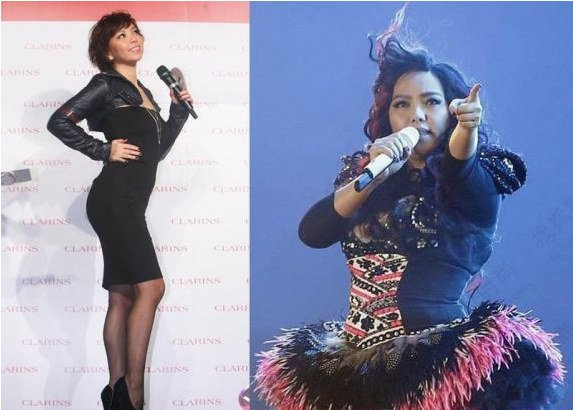 因身材发福变大妈的十大女星