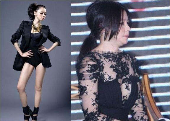 因身材发福变大妈的十大女星