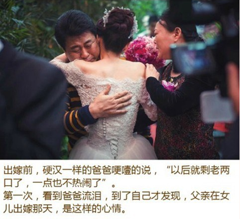 一组父亲对女儿的告白照片