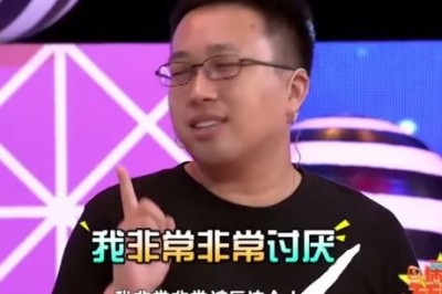 于正在节目中，咬牙切齿称“非常非常讨厌”这名女星，还说已经过气，自己做红她，她还不知道。（图片撷取自《YouTube》）